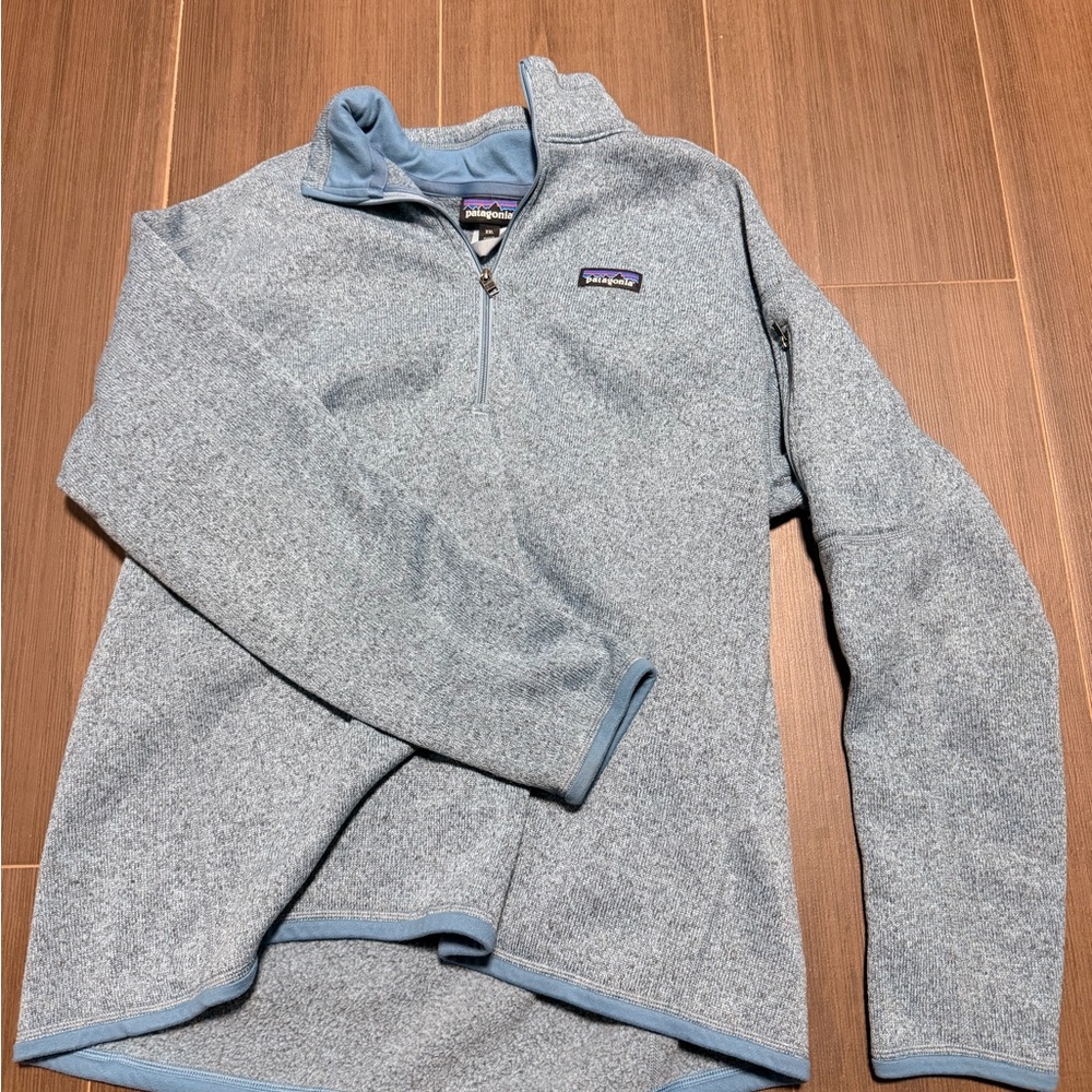 Patagonia Light Blue Fleece Pullover